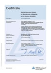 CE PED 97/23/EC Certificate